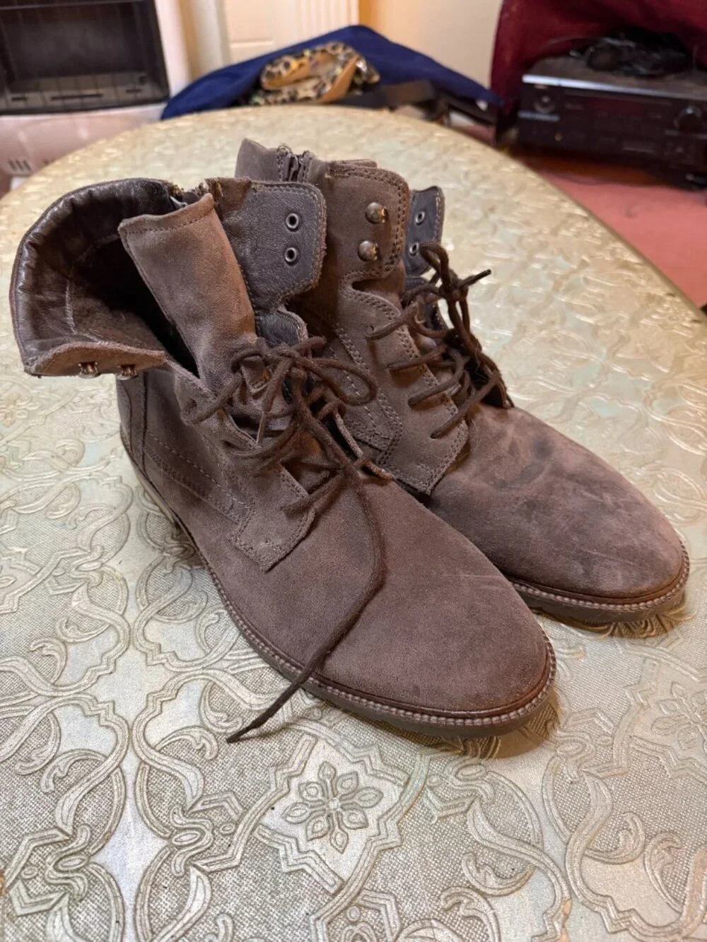 Bar III Suede Ankle Boots